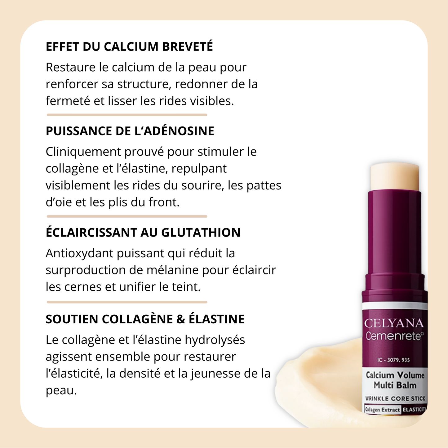 Celyana Baume Multi-Action au Calcium