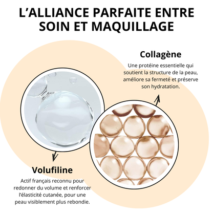 Fond de teint 2-en-1 avec pinceau intégré