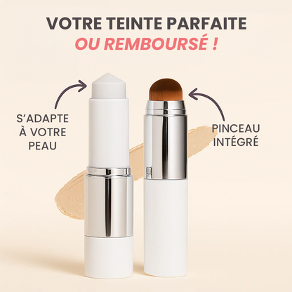 Fond de teint 2-en-1 avec pinceau intégré